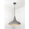 Smooth Brass Frankley Pendant in Bluff