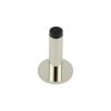 Burlington Plain Wall Mounted Door Stops Knurled Rose Polished Nickel - By Frelan Hardware - BUR-970PN-969PN