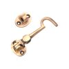 Silent Cabin Hook 3" - 75mm Antique Brass