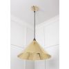 Smooth Brass Hockley Pendant