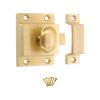 Cupboard Catch Satin Brass