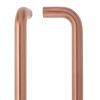 Zoo Hardware 19mm D Pull Handle - 425mm Centers - Grade 304 - Bolt Through Fixings - PVD Bronze
