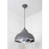 Smooth Nickel Harborne Pendant in Bluff