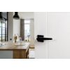 Oro&Oro Skywalker Lever Door Handle on Square Rose - Matt Black
