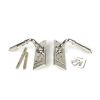 Polished Nickel Reeded Lever Euro Lock Set