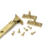 Satin Brass 12" Reeded Stay