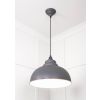 White Gloss Harborne Pendant in Bluff