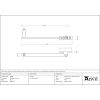 Black 8" Roller Arm Stay