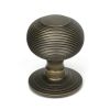 Burnished Brass Beehive Centre Door Knob