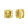 Zoo Hardware Turn and Release - Rosso Mini Squircle - PVD Satin Brass