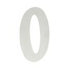 150mm Numerals SSS Finish 150mm Satin Stainless Steel No. 0 - By Frelan Hardware - JNSS-0
