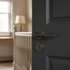 Complete Gio Door Handle Pack - Sashlock - Dark Bronze - 76mm / 3-inch Hinges - JE-E8B8-DB