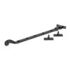 Black 13" Rosehead Stay