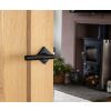 Matt Black Brompton Lever on Rose Set (Square)
