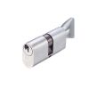 Zoo Hardware V5 60mm Oval Double Cylinder Keyed to Differ - Satin