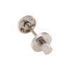 Linear Knurlmond Thumb Turn & Release Polished Nickel