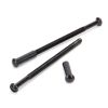 Black 5mm Male & Female Screws (2) - No Slots