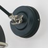 Hammered Nickel Brindley Wall Light in Dingle