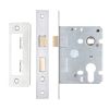 Zoo Hardware Euro Profile Sashlock 3" / 76mm - Satin Stainless