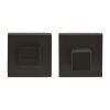 Oro & Oro WC Turn and Release on Square Rose - Matt Black