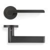 Valli W.W Lever on Round Rosette - Dark Bronze PVD