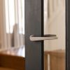 Tupai Rapido 5S Line Torrao Lever Door Handle on Concealed Round Rose - Titanium (Pair)