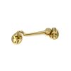 Polished Brass 4" Cabin Hook
