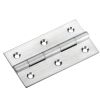 Zoo Hardware Solid drawn brass butt hinge - 75 x 41 x 2mm - Satin Chrome