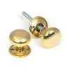 Aged Brass 49mm Mushroom Mortice/Rim Knob Set