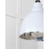 Smooth Nickel Brindley Pendant in Birch