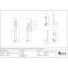 Black Night-Vent Locking Avon Fastener