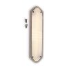 Georgian Half Round  Finger Plate 300mm Antique Brass
