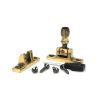 Aged Brass Beehive Brighton Fastener - Narrow (Square)