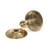 Aged Brass Beehive Centre Door Knob