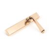 Polished Bronze Avon Slimline Lever Latch Set
