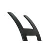 Matt Black Curved Log Holder - Large