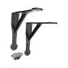 Penny Gallow Shelf Bracket Black (Sold in Pairs)