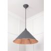 Smooth Copper Hockley Pendant in Bluff