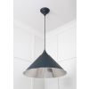 Smooth Nickel Hockley Pendant in Soot