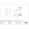 Polished Chrome Beehive Sash Hook Fastener