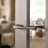 Forme Artemide Lever Door Handle on Concealed Square Rose - Matt Black (Pair)