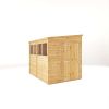 Mercia 8 x 6 Woodsman Shiplap Pent Shed