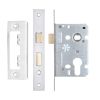 Zoo Hardware Euro Profile Sashlock 2.5" / 64mm - Satin Stainless
