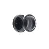 Plastic Rim / Mortice Knob Black