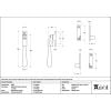 Satin Marine SS (316) Night-Vent Locking Newbury Fastener
