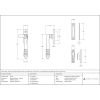Polished Marine SS (316) Locking Reeded Fastener