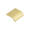 Burlington 50mm Satin Brass Curved Edged Pull - By Frelan Hardware - BUR920SB