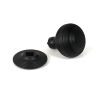 Matt Black Beehive Centre Door Knob