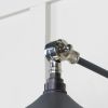 Smooth Nickel Flora Wall Light in Slate