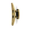 Aged Brass Marine Cleat Hook